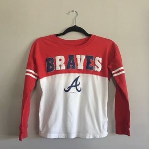 5th & Ocean- Girls Braves Shirt Size 10/12